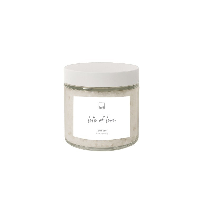 Leeff Bath salt Fabulous Fig - Lots of love