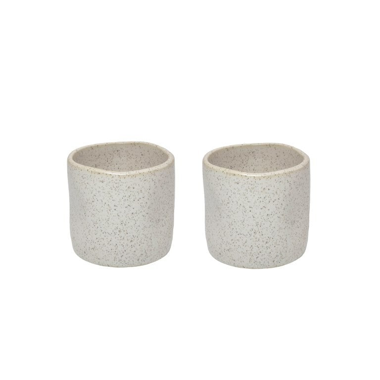 Leeff Mugs Melle sand, set of 2 - Warme knuffel