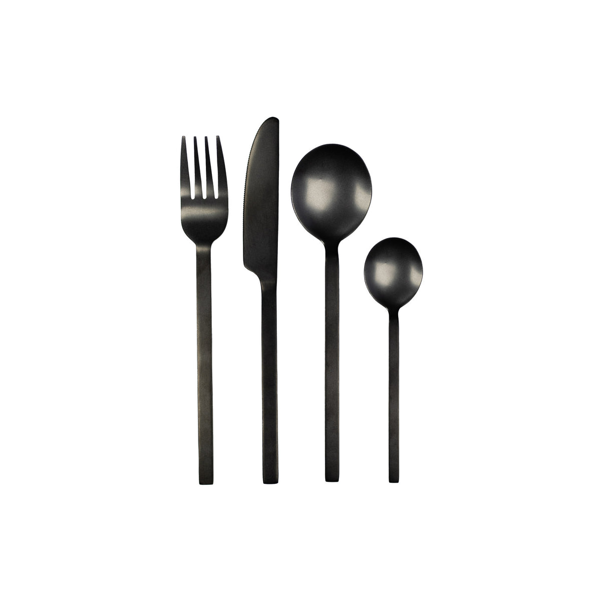 Leeff Besteck Charlot, 16er Set schwarz