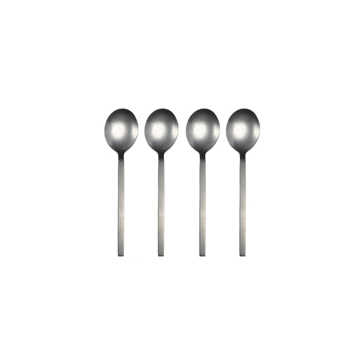 Leeff Spoons Charlot, set of 4 silver