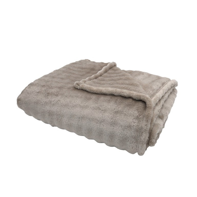 Leeff Plaid Peggy taupe - A warm hug for you