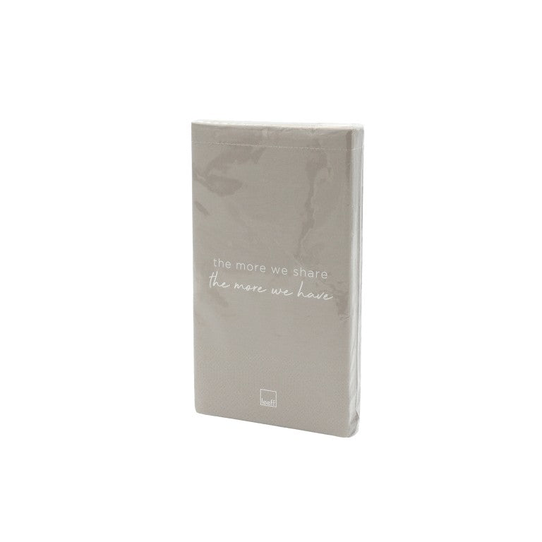 Leeff Napkins - The more we share the more we have
