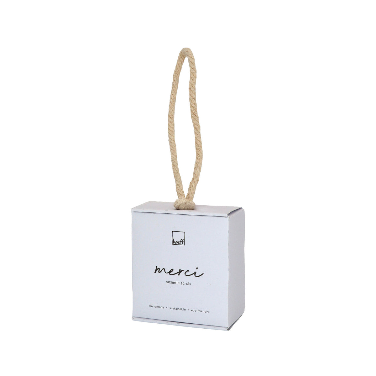 Leeff Soap bar with rope sesame scrub - Merci