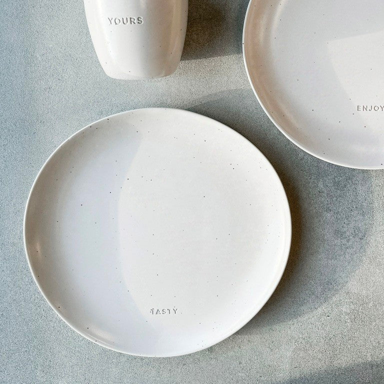Leeff Plate Tasty - Enjoy, set of 2, 21 cm