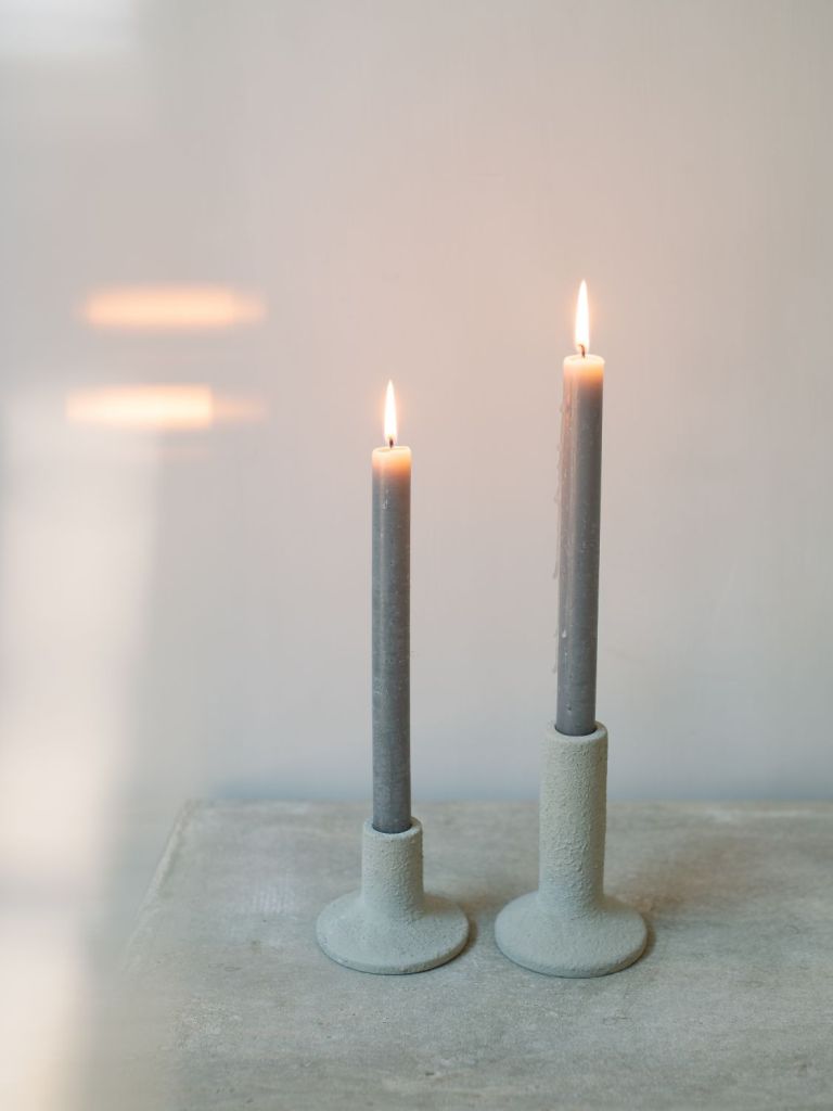 Leeff Candle Holder Celeste Grey S