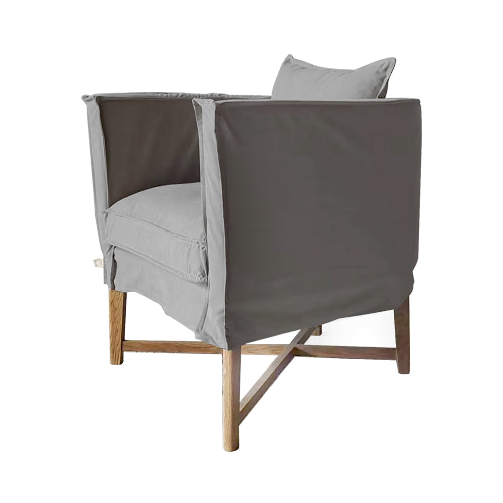 Leeff by Netty - Woody Arm Chair light grey