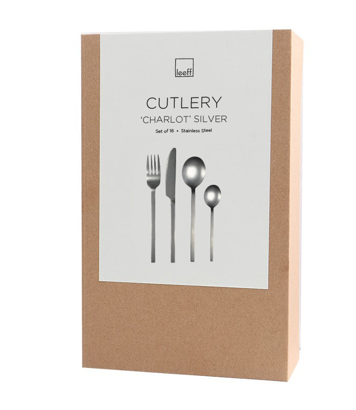Leeff Cutlery Charlot, set of 16 silver