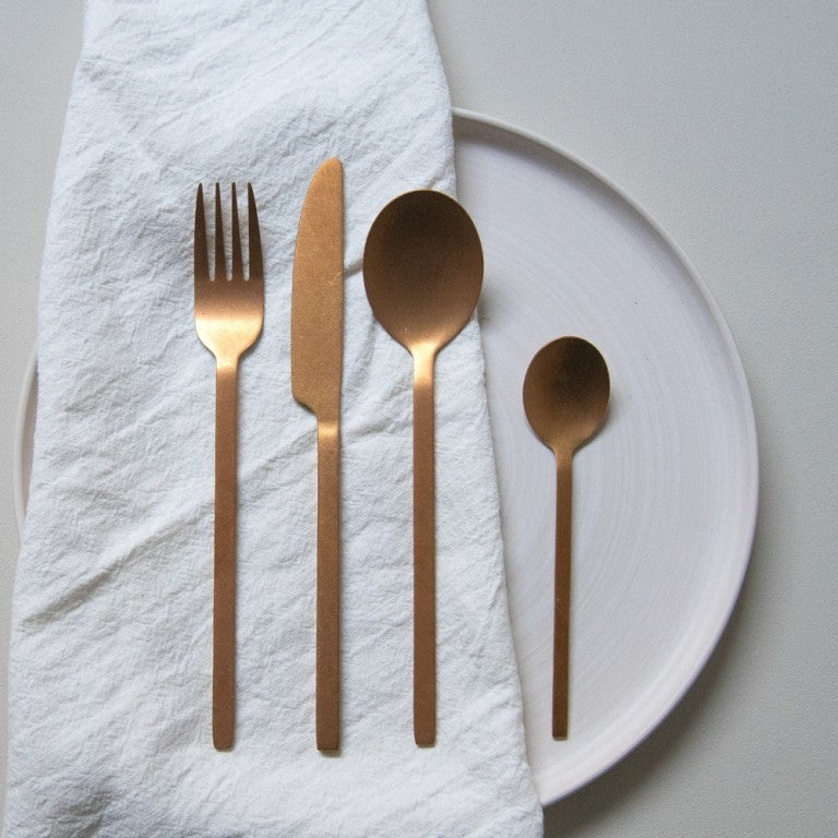 Leeff Cutlery Charlot, set of 16 rose gold