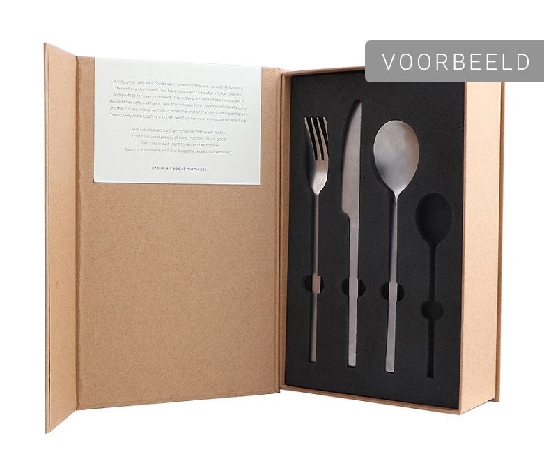 Leeff Cutlery Charlot, set of 16 rose gold