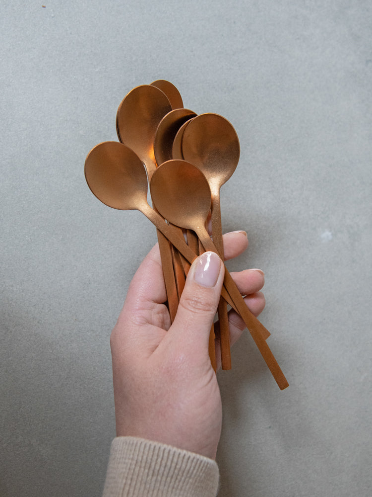 Leeff Spoons Charlot, set of 4 rose gold
