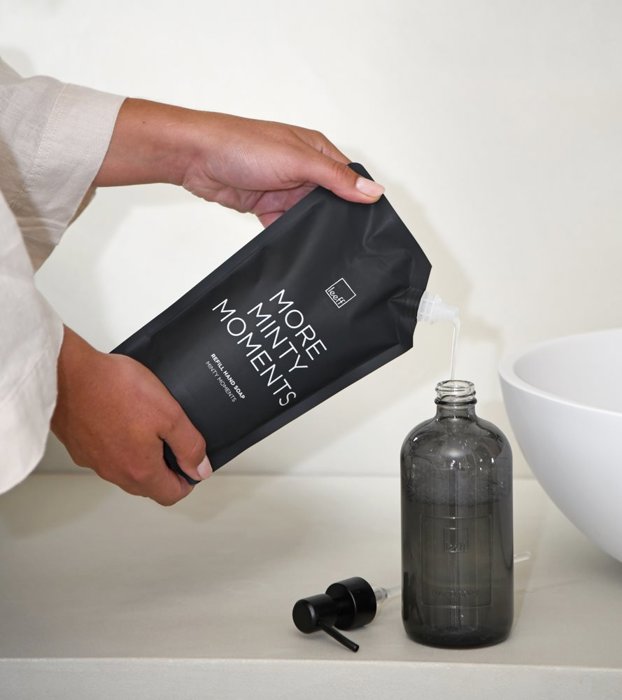 Leeff Giftbox Hand Soap + Refill Minty Moments - You are always on my mint