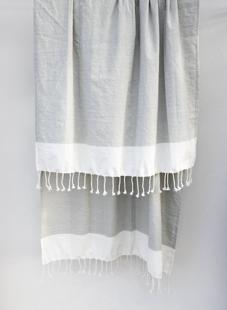 Leeff Hammam Towel Hidde light grey