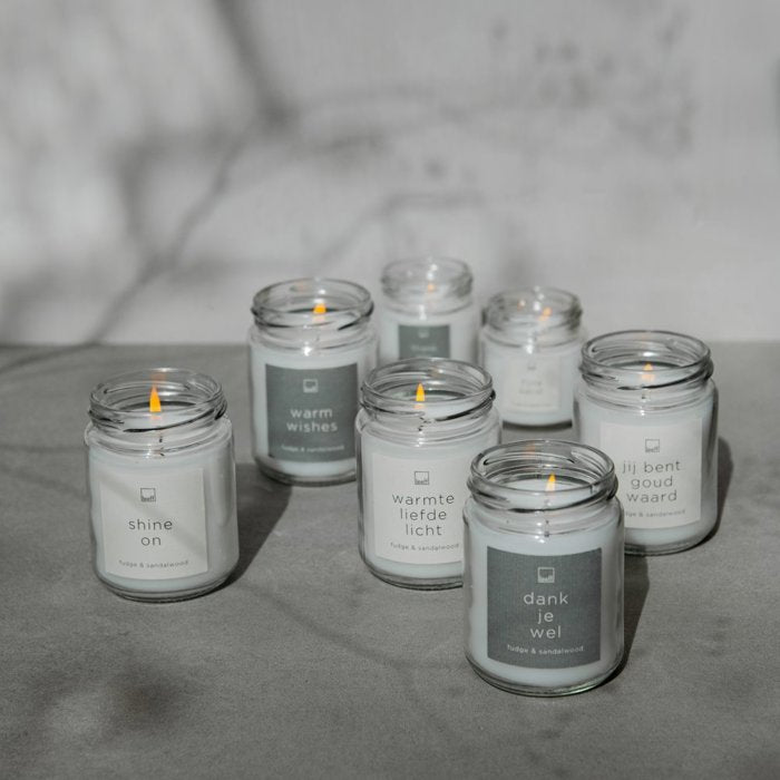 Leeff Duftkerze im Glas L - Shine on