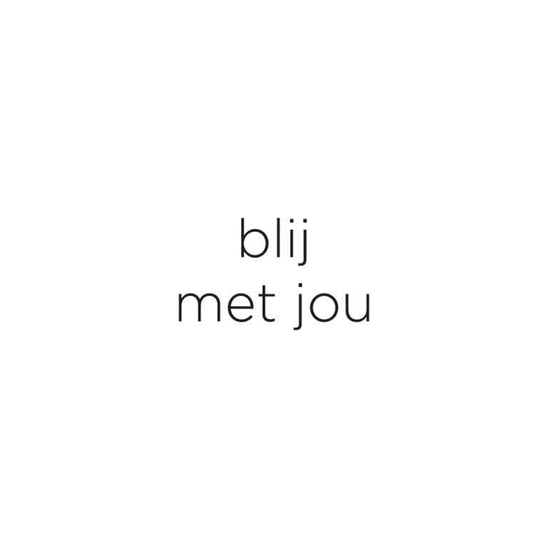 Leeff Pillar Candle - Blij met jou