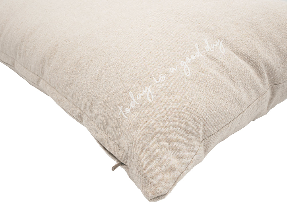 Leeff Pillow Pax taupe - Today is a good day