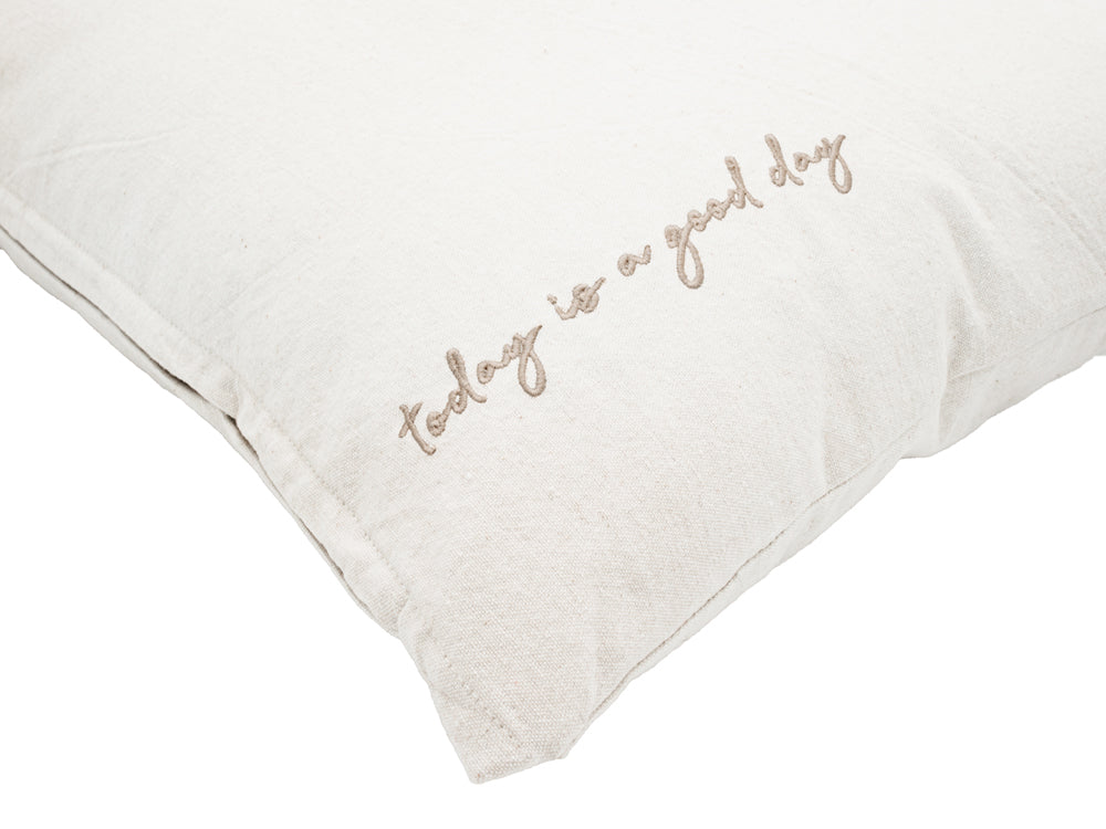 Leeff Pillow Pax sand - Today is a good day