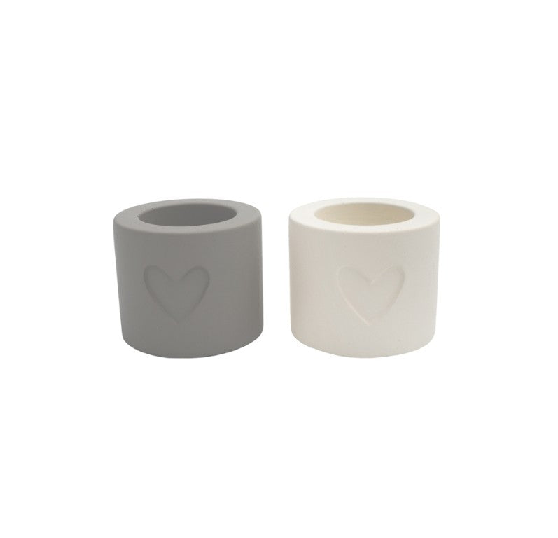 Leeff Heart Tealight Holder Hilde, set of 2