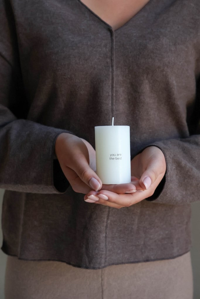 Leeff Pillar Candle giftbag - You are the best