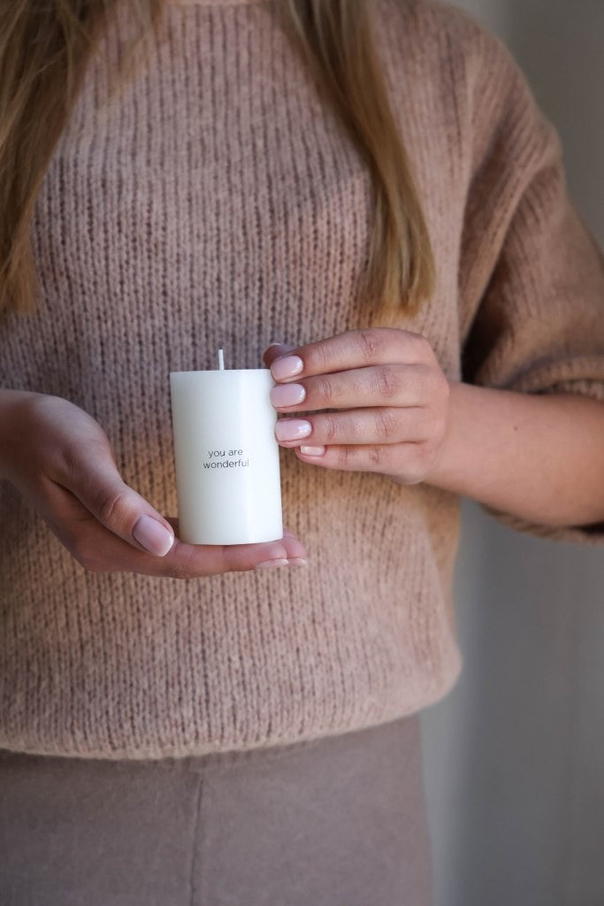 Leeff Pillar Candle giftbag - You are wonderful