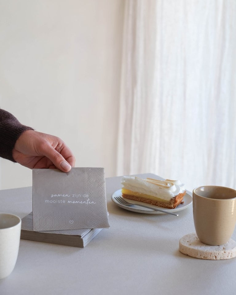 Leeff Napkins - Samen zijn de mooiste momenten