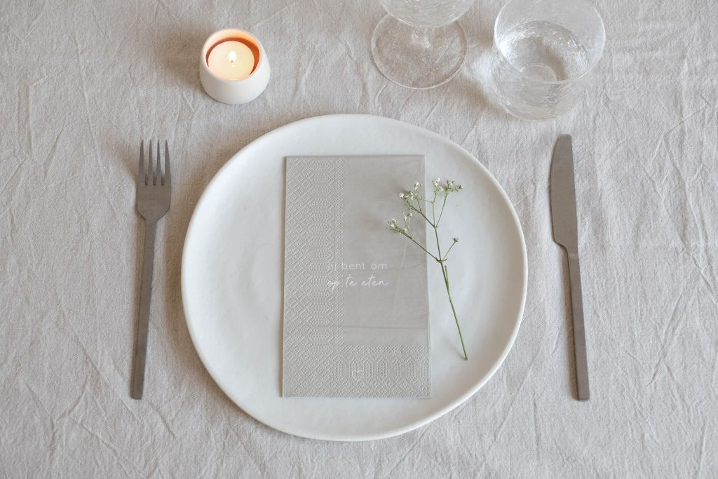 Leeff Napkins - Jij bent om op te eten
