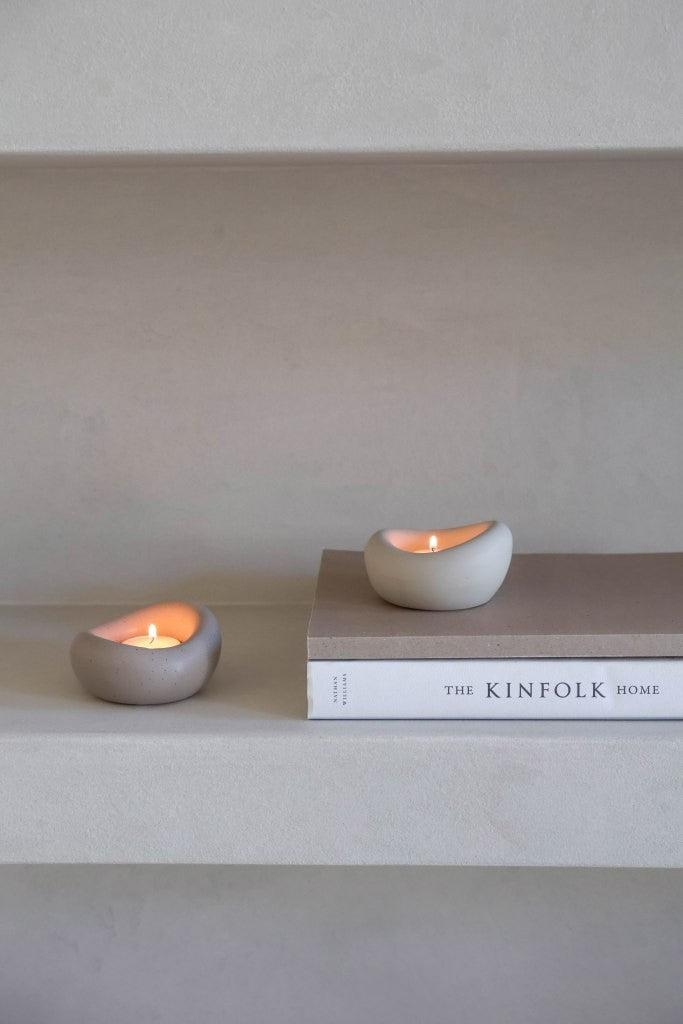Leeff Tealight holder Tom creme