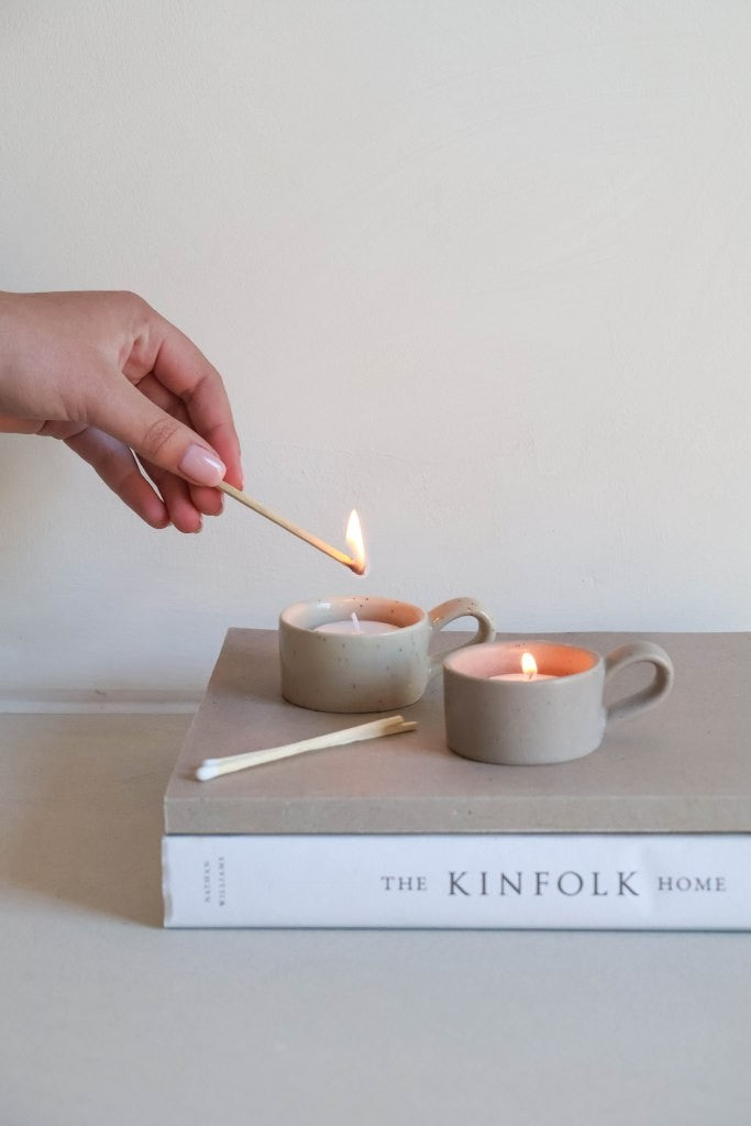 Leeff Tealight holder Tara sand