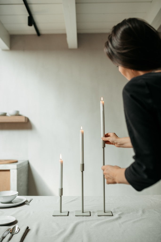 Leeff Giftbox Candle Holders grey - Speciaal voor jou