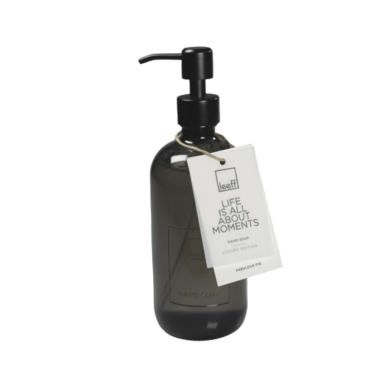 Leeff Hand Soap Glass Bottle - Fabulous Fig