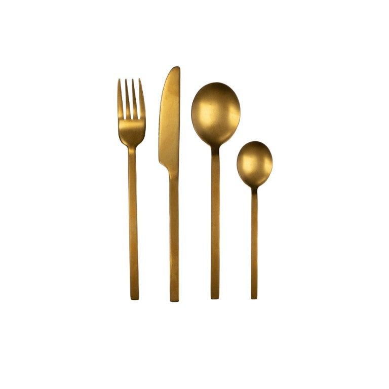 Leeff Cutlery Charlot, set of 16 rose gold