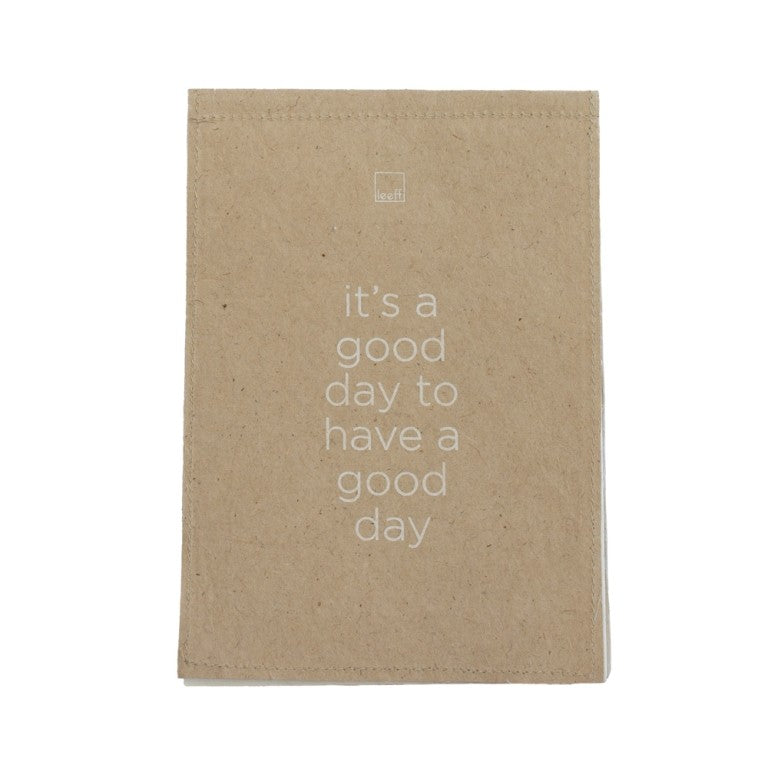 Leeff Notebook Niek - It's a good day to have a good day