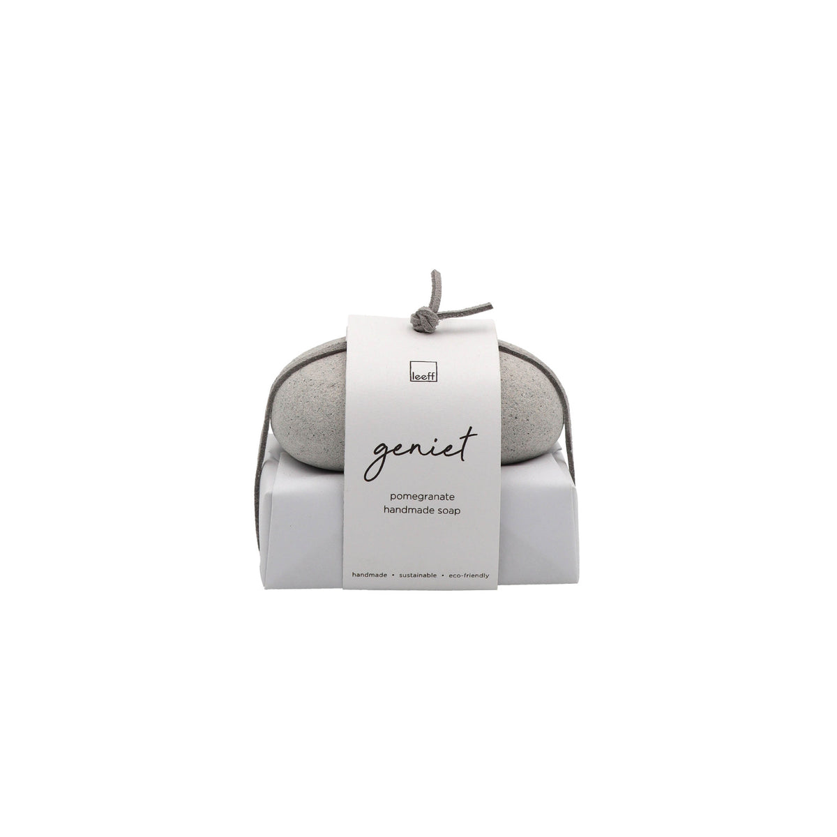 Leeff Soap bar rock pomegranate - Geniet