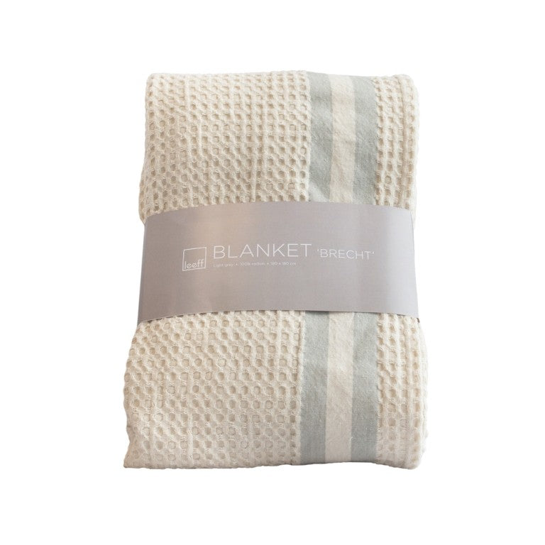 Leeff Blanket Brecht light grey