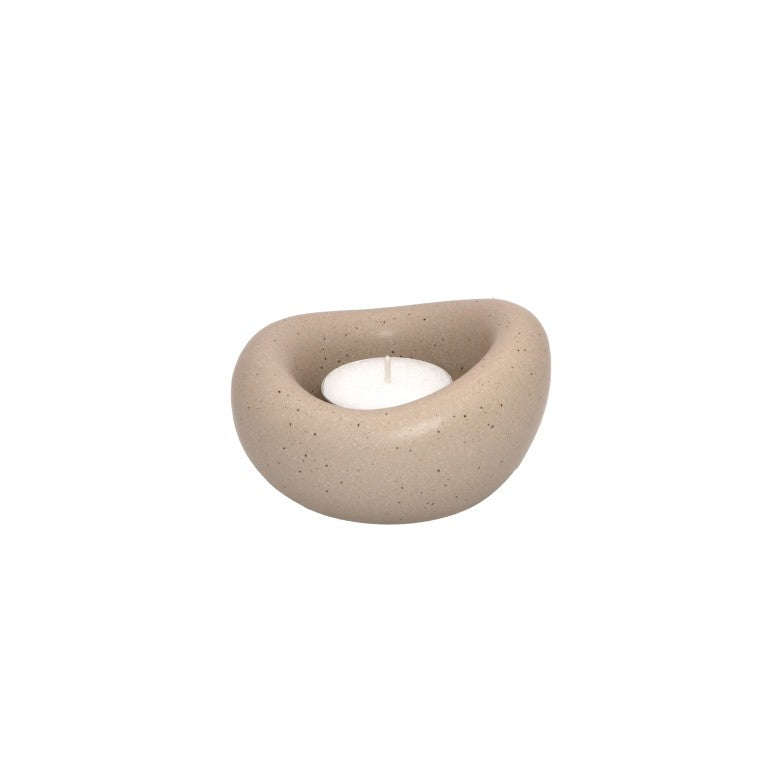 Leeff Tealight holder Tom taupe