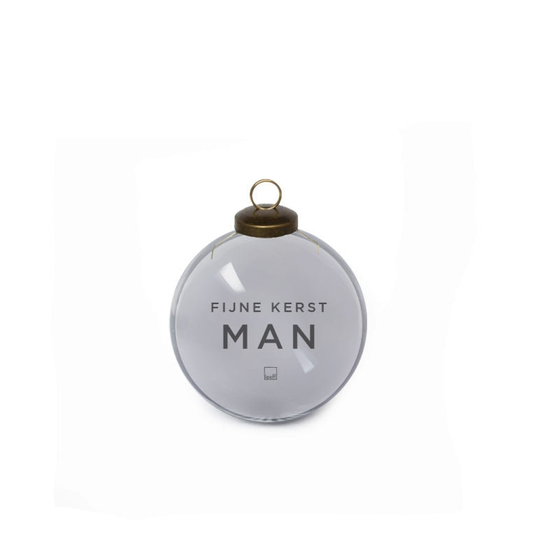 Leeff Kerstbal - Fijne kerst man