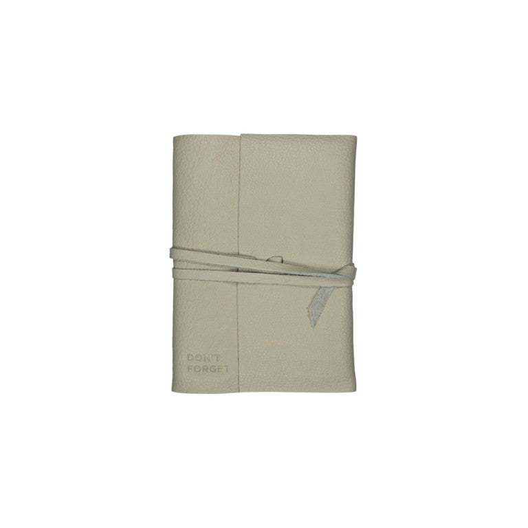 Leeff Notebook Noah taupe A6 - Don't forget