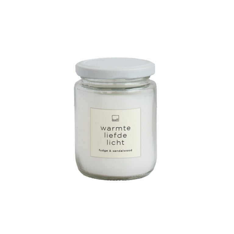 Leeff Jar Candle L - Warmte, liefde, licht