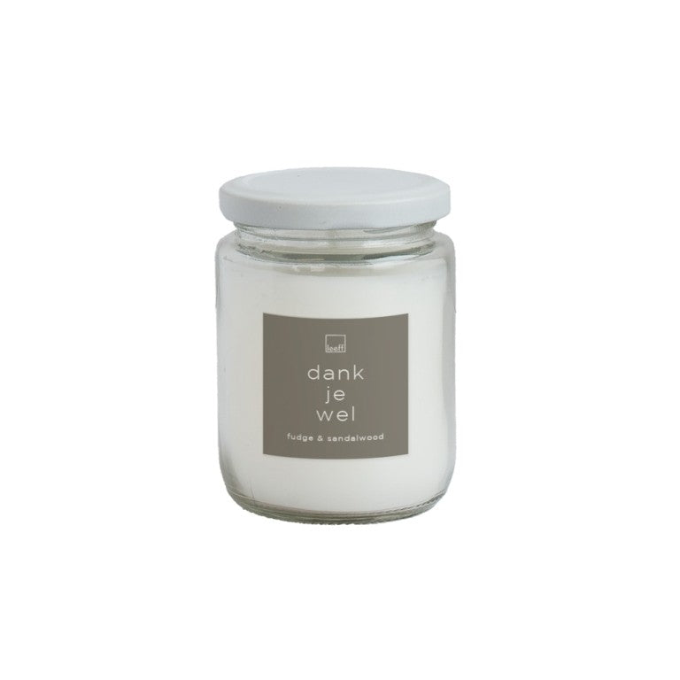Leeff Jar Candle L - Dank je wel