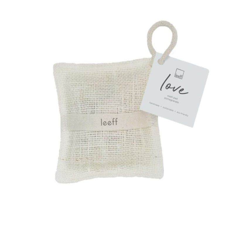 Leeff Wash pad with pomegranate soap bar