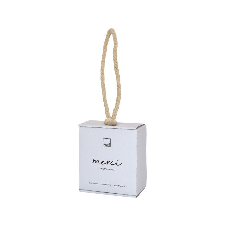 Leeff Soap bar with rope sesame scrub - Merci