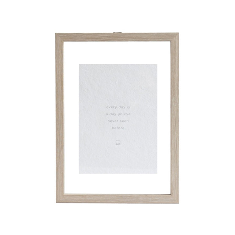 Leeff Photo Frame Philou A4 - Every day is a day you've never seen before