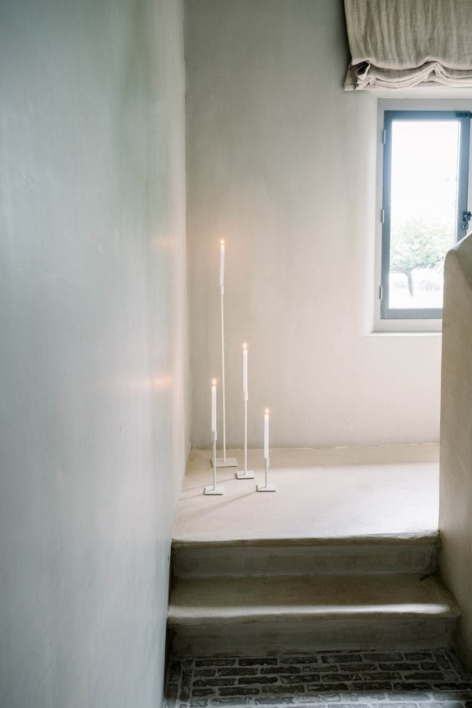 Leeff Candle Holder Cleo White S