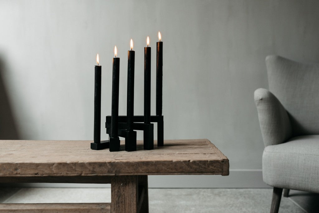 Leeff Candle Holder Coen black