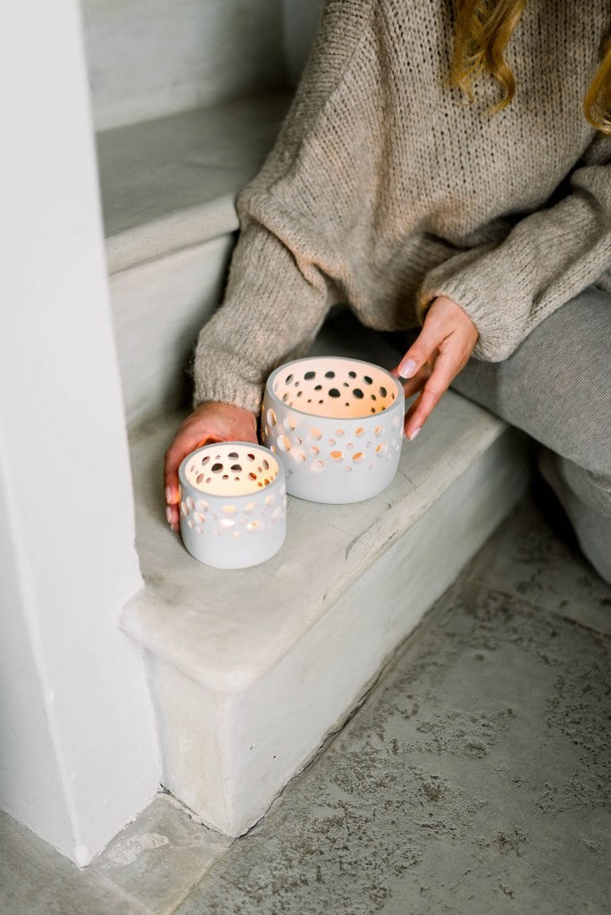 Leeff Tealight Holder Timor L Natural
