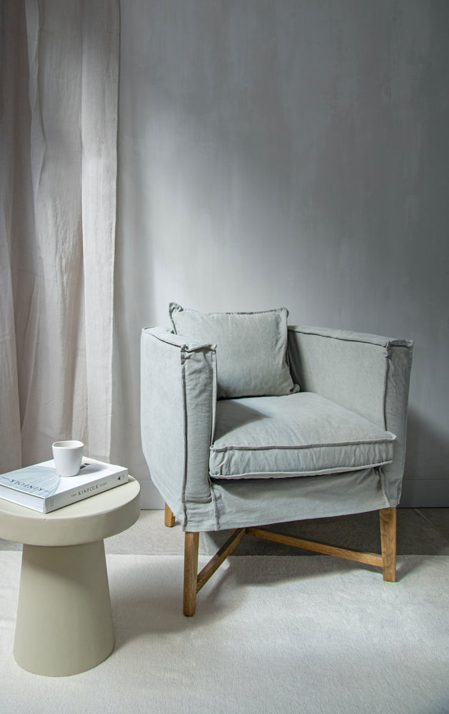 Leeff by Netty - Woody Arm Chair light grey