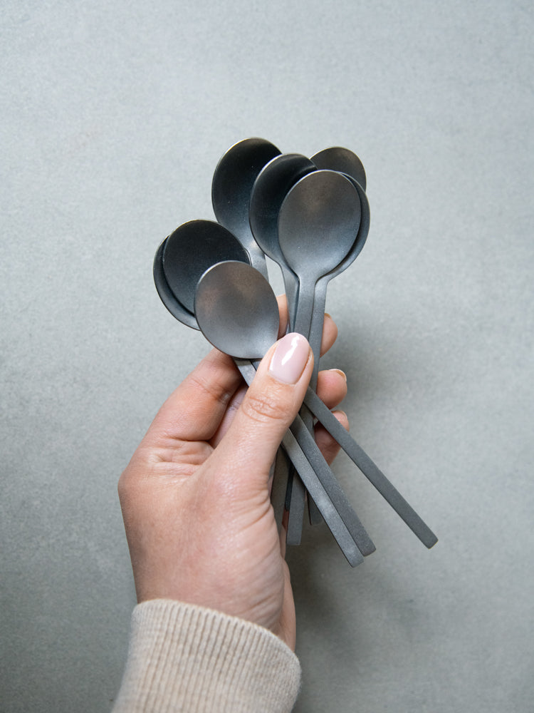 Leeff Spoons Charlot, set of 4 silver