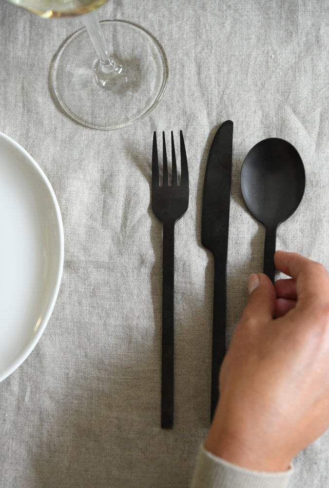 Leeff Cutlery Charlot, set of 16 black