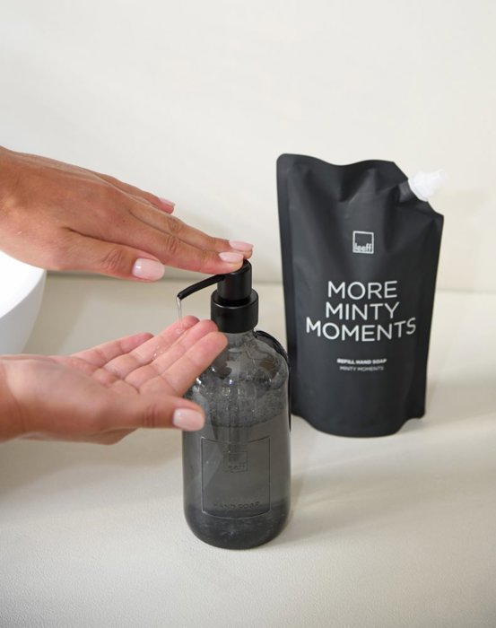 Leeff Giftbox Hand Soap + Refill Minty Moments - You are always on my mint