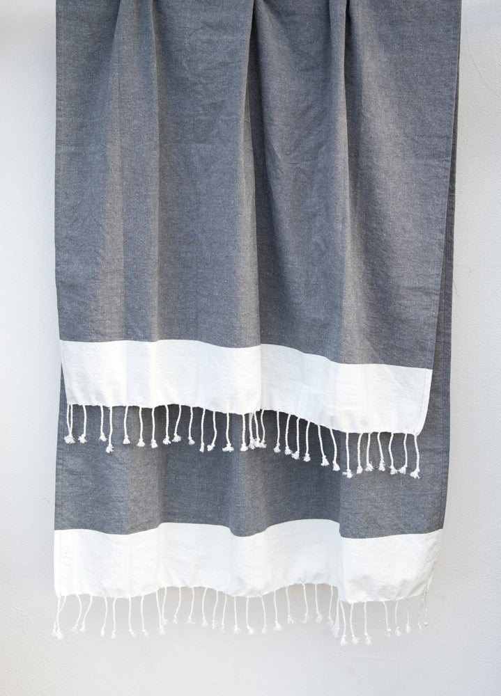 Leeff Hammam Towel Hidde dark grey