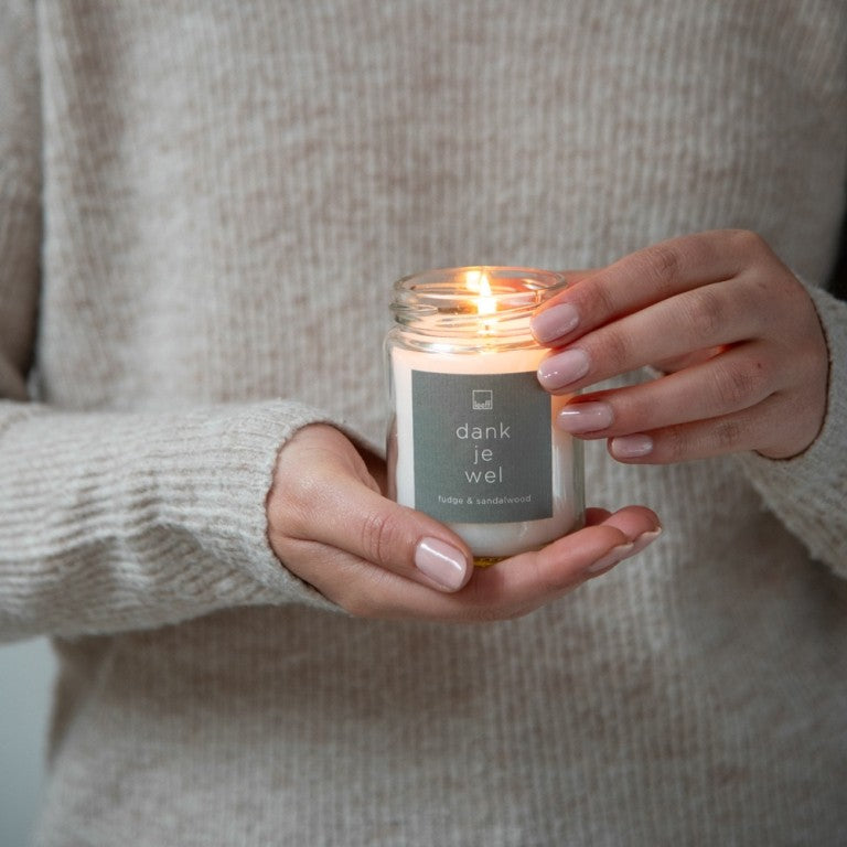 Leeff Jar Candle L - Dank je wel